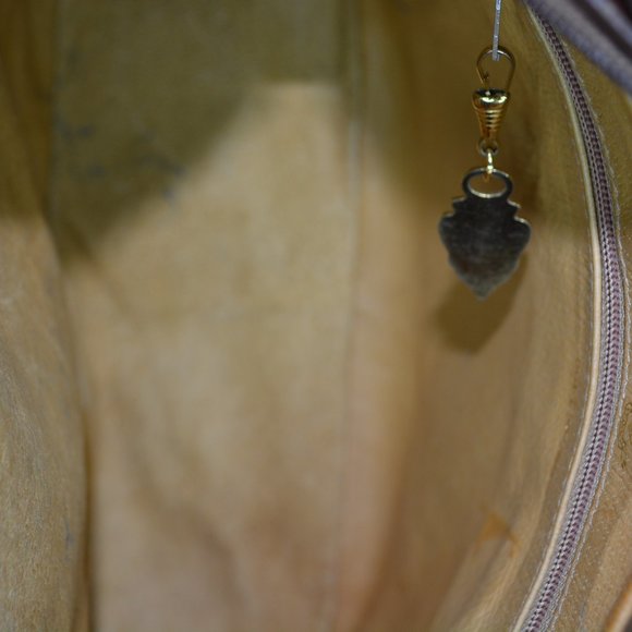 Gucci 1970's script logo leather shoulder bag - Picture 8 of 10